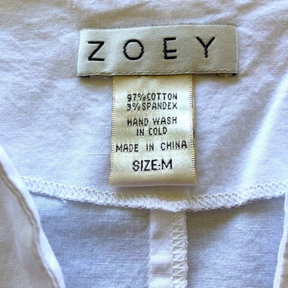 Zoey Cotton Stretch Zippered Top/Shirt Dress - Picture 6 of 10